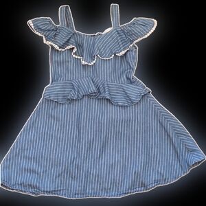Size 7/8 BCBG Girls Cold-Shoulder Dress